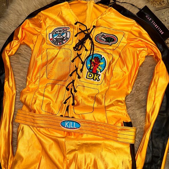 NWT Dolls Kill Black Mamba Assassin Costume - Picture 6 of 13